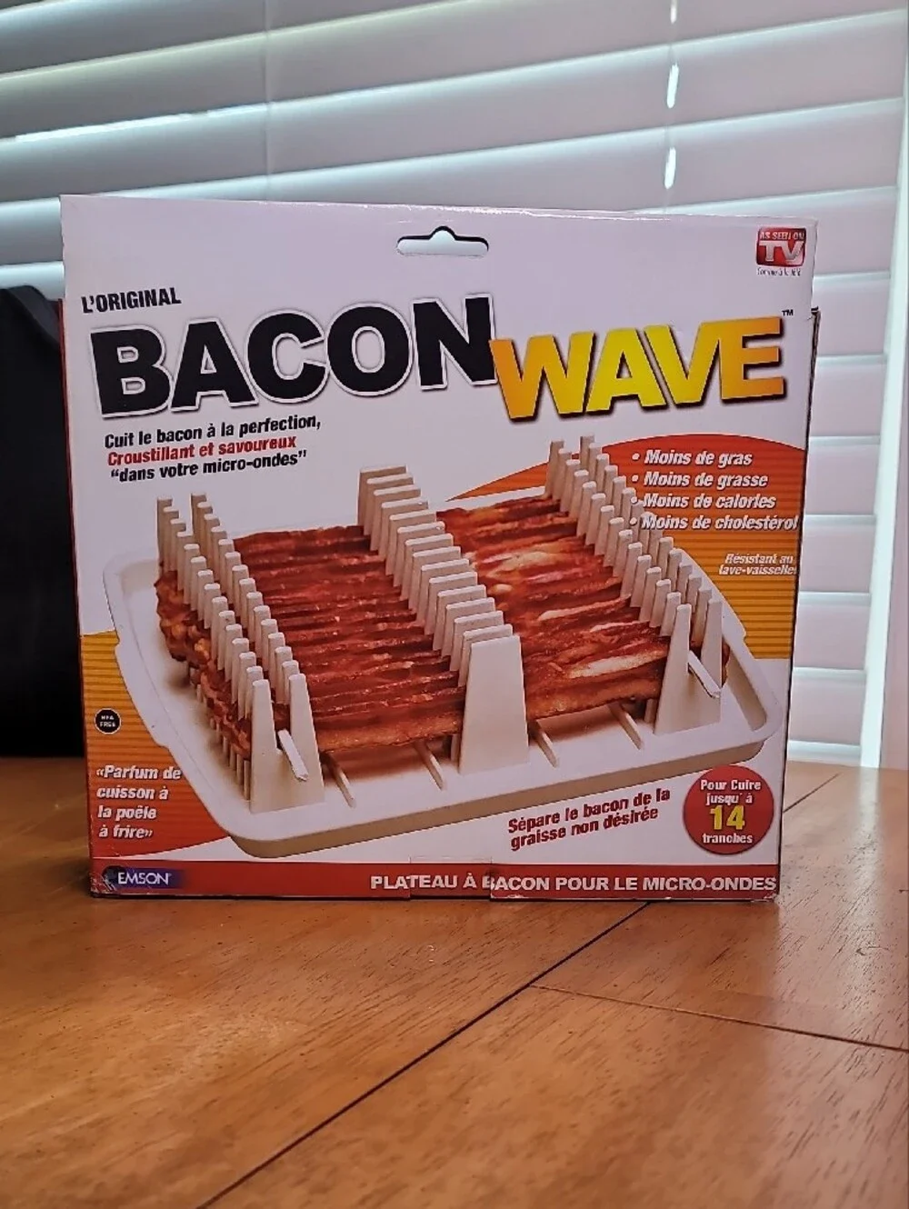 Microwave Bacon Tray - White